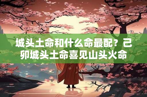 城头土命和什么命最配？己卯城头土命喜见山头火命