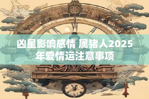 凶星影响感情 属猪人2025年爱情运注意事项