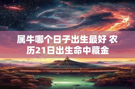 属牛哪个日子出生最好 农历21日出生命中藏金