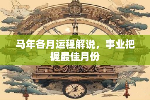 马年各月运程解说，事业把握最佳月份