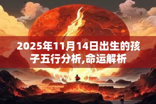 2025年11月14日出生的孩子五行分析,命运解析