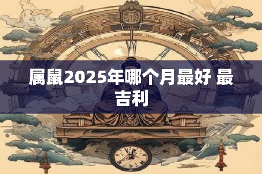 属鼠2025年哪个月最好 最吉利