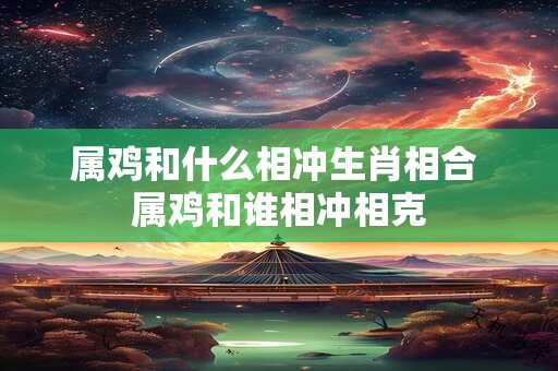 属鸡和什么相冲生肖相合 属鸡和谁相冲相克