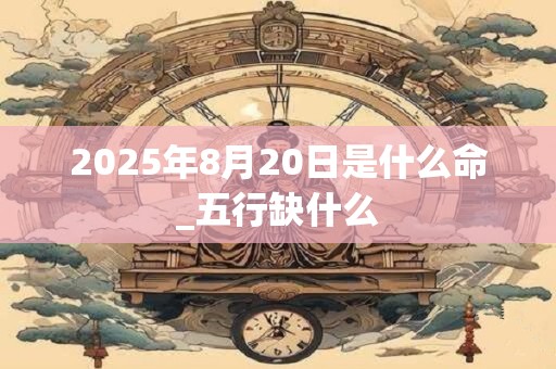 2025年8月20日是什么命_五行缺什么