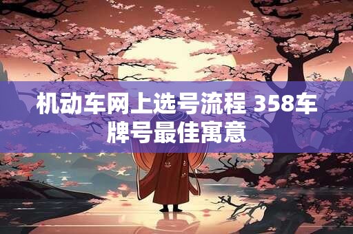 机动车网上选号流程 358车牌号最佳寓意