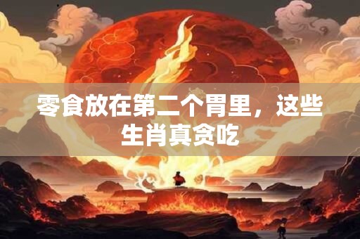 零食放在第二个胃里，这些生肖真贪吃