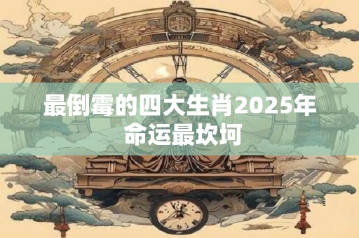 最倒霉的四大生肖2025年 命运最坎坷