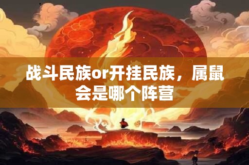 战斗民族or开挂民族，属鼠会是哪个阵营