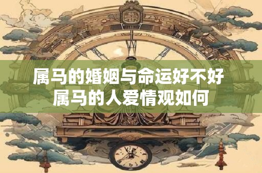 属马的婚姻与命运好不好 属马的人爱情观如何