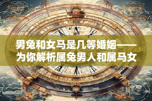 男兔和女马是几等婚姻——为你解析属兔男人和属马女人的命运之道