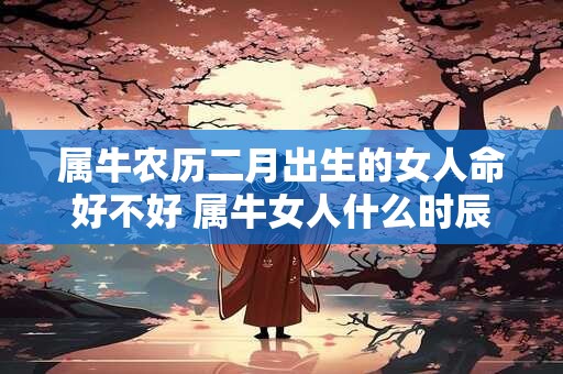 属牛农历二月出生的女人命好不好 属牛女人什么时辰出生好