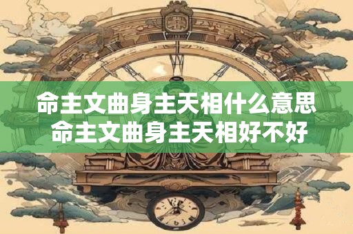 命主文曲身主天相什么意思 命主文曲身主天相好不好