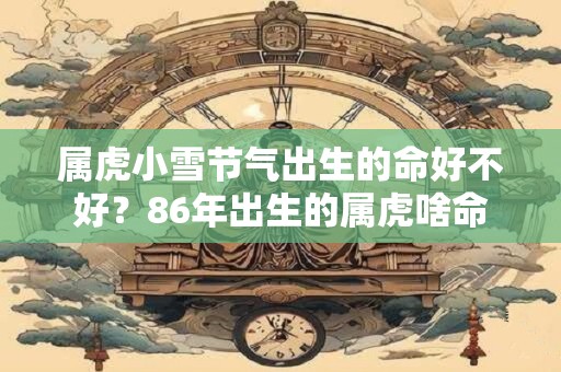 属虎小雪节气出生的命好不好？86年出生的属虎啥命