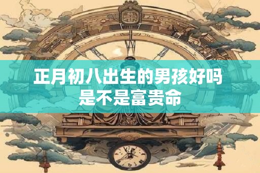 正月初八出生的男孩好吗 是不是富贵命
