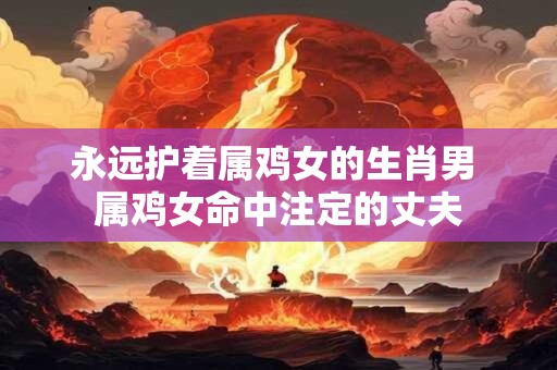 永远护着属鸡女的生肖男 属鸡女命中注定的丈夫