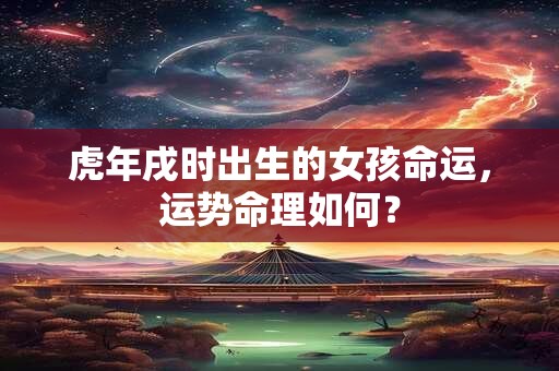 虎年戌时出生的女孩命运，运势命理如何？