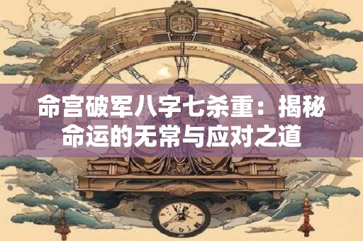 命宫破军八字七杀重：揭秘命运的无常与应对之道