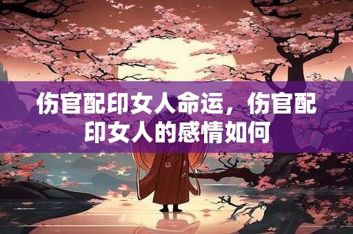 伤官配印女人命运，伤官配印女人的感情如何