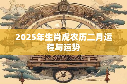 2025年生肖虎农历二月运程与运势