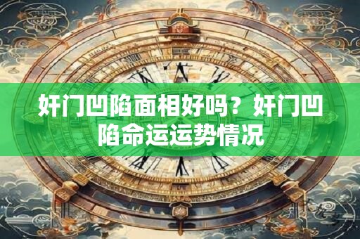 奸门凹陷面相好吗？奸门凹陷命运运势情况