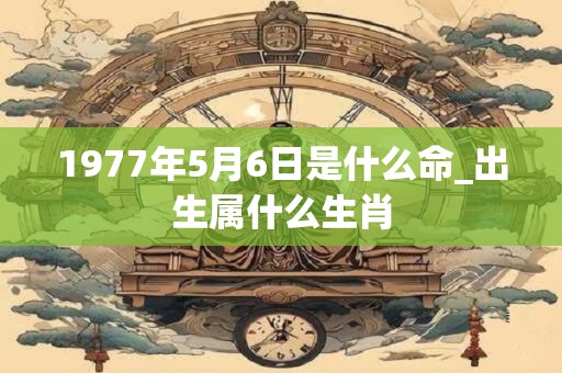 1977年5月6日是什么命_出生属什么生肖