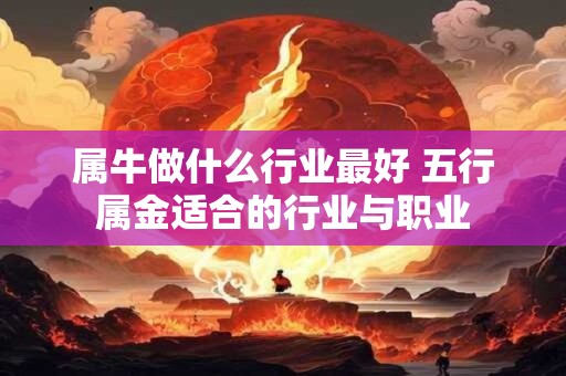 属牛做什么行业最好 五行属金适合的行业与职业