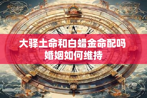 大驿土命和白蜡金命配吗 婚姻如何维持