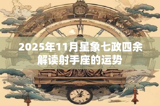 2025年11月星象七政四余解读射手座的运势
