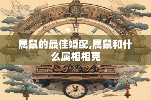 属鼠的最佳婚配,属鼠和什么属相相克