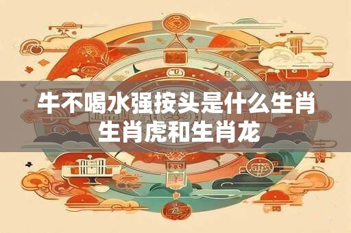 牛不喝水强按头是什么生肖 生肖虎和生肖龙