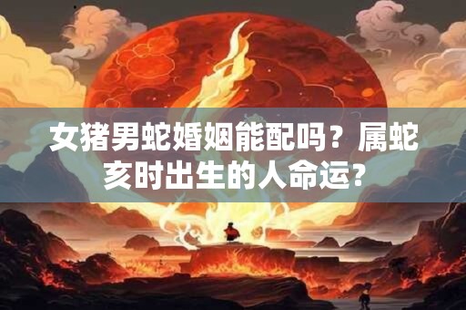 女猪男蛇婚姻能配吗？属蛇亥时出生的人命运？