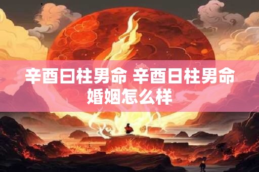 辛酉曰柱男命 辛酉日柱男命婚姻怎么样
