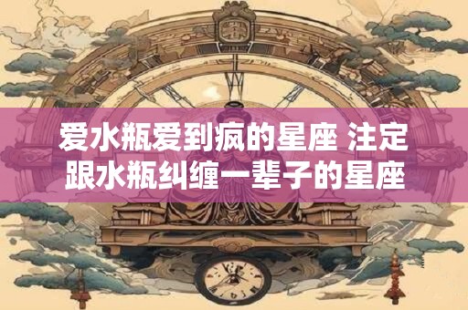 爱水瓶爱到疯的星座 注定跟水瓶纠缠一辈子的星座