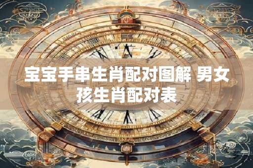宝宝手串生肖配对图解 男女孩生肖配对表