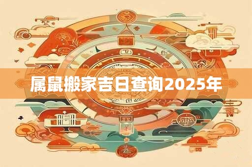 属鼠搬家吉日查询2025年