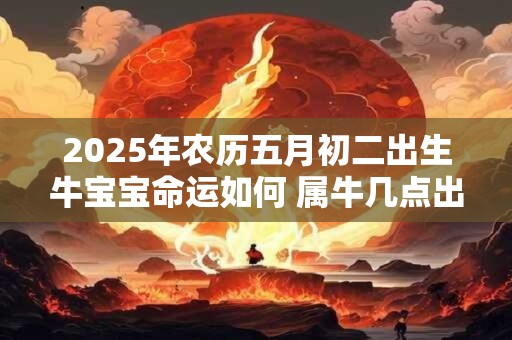 2025年农历五月初二出生牛宝宝命运如何 属牛几点出生好命
