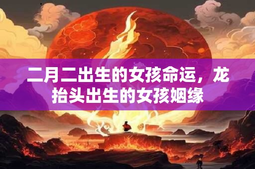 详细阅读:二月二出生的女孩命运,龙抬头出生的女孩姻缘 二月二出生的女孩命运,龙抬头出生的女孩姻缘