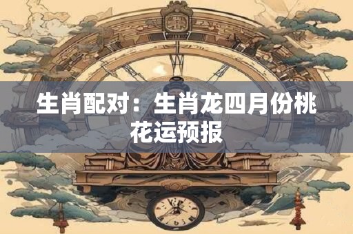 生肖配对：生肖龙四月份桃花运预报
