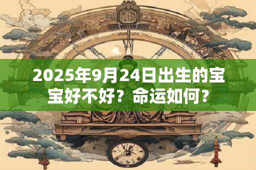 2025年9月24日出生的宝宝好不好？命运如何？