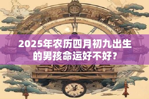 2025年农历四月初九出生的男孩命运好不好？