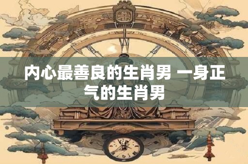 内心最善良的生肖男 一身正气的生肖男