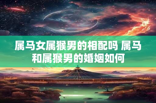属马女属猴男的相配吗 属马和属猴男的婚姻如何