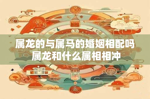 属龙的与属马的婚姻相配吗 属龙和什么属相相冲