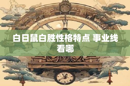 白日鼠白胜性格特点 事业线看哪