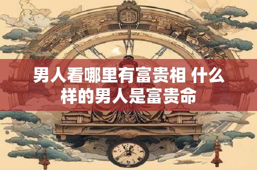 男人看哪里有富贵相 什么样的男人是富贵命