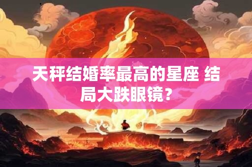详细阅读:天秤结婚率最高的星座 结局大跌眼镜? 天秤结婚率最高的星座 结局大跌眼镜?