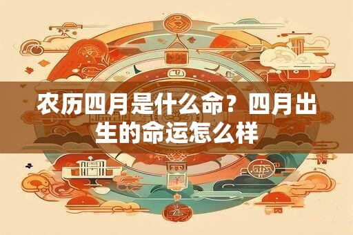 农历四月是什么命？四月出生的命运怎么样