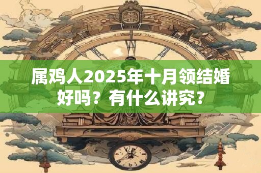 属鸡人2025年十月领结婚好吗？有什么讲究？