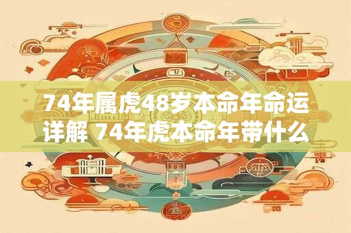 74年属虎48岁本命年命运详解 74年虎本命年带什么辟邪
