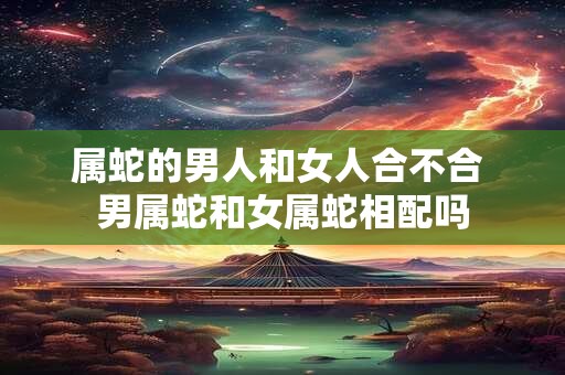 属蛇的男人和女人合不合 男属蛇和女属蛇相配吗